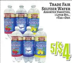 Trade Fair Supermarket TRADE FAIR SELTZER WATER offer