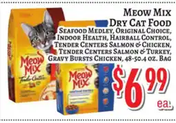 Trade Fair Supermarket MEOW MIX DRY CAT FOOD offer