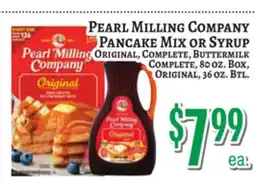 Trade Fair Supermarket PEARL MILLING COMPANY PANCAKE MIX OR SYRUP offer