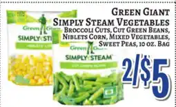 Trade Fair Supermarket GREEN GIANT SIMPLY STEAM VEGETABLES offer