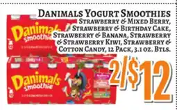 Trade Fair Supermarket DANIMALS YOGURT SMOOTHIES offer