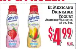 Trade Fair Supermarket EL MEXICANO DRINKABLE YOGURT offer