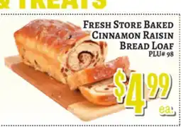 Trade Fair Supermarket FRESH STORE BAKED CINNAMON RAISIN BREAD LOAF offer