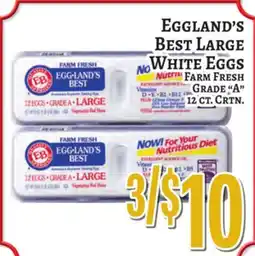 Trade Fair Supermarket EGGLAND'S BEST LARGE WHITE EGGS offer