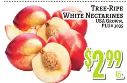 Trade Fair Supermarket TREE-RIPE WHITE NECTARINES offer