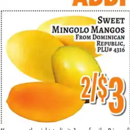 Trade Fair Supermarket SWEET MINGOLO MANGOS offer