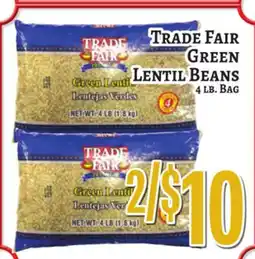 Trade Fair Supermarket TRADE FAIR GREEN LENTIL BEANS offer