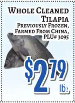 Trade Fair Supermarket WHOLE CLEANED TILAPIA offer
