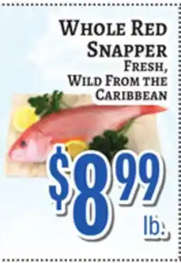 Trade Fair Supermarket WHOLE RED SNAPPER offer