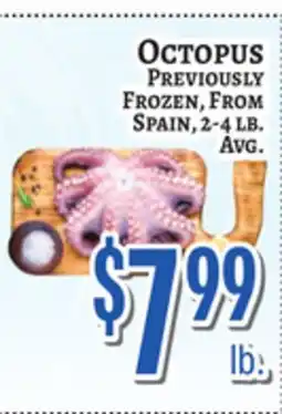 Trade Fair Supermarket Octopus offer