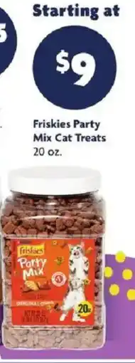Family Dollar Friskies Party Mix Cat Treats offer