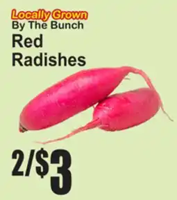 SuperFresh Locally Grown By The Bunch Red Radishes offer