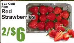 SuperFresh Red Strawberries offer