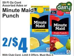 SuperFresh Minute Maid Punch offer