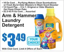 SuperFresh Arm & Hammer Laundry Detergent offer