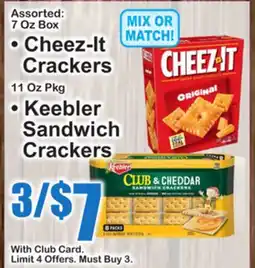 SuperFresh Cheez-It Crackers Keebler Sandwich Crackers offer