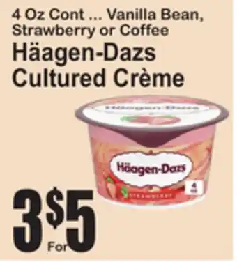 SuperFresh Häagen-Dazs Cultured Crème offer
