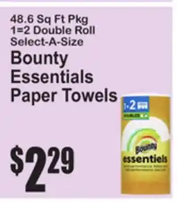 SuperFresh Bounty Essentials Paper Towels offer