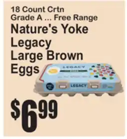 SuperFresh Nature's Yoke Legacy Large Brown Eggs offer