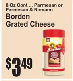 SuperFresh Borden Grated Cheese offer