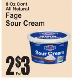 SuperFresh Fage Sour Cream offer