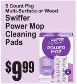 SuperFresh Swiffer Power Mop Cleaning Pads offer