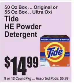 SuperFresh Tide HE Powder Detergent offer