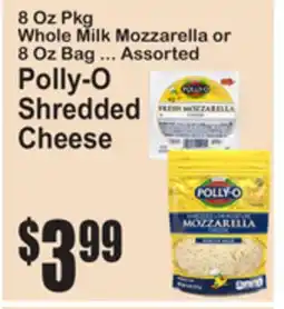 SuperFresh Polly-O Shredded Cheese offer