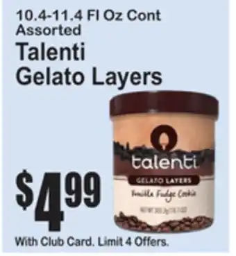 SuperFresh Talenti Gelato Layers offer