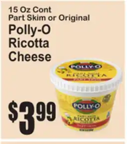 SuperFresh Polly-O Ricotta Cheese offer