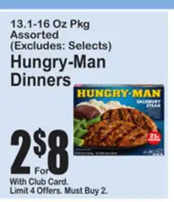 SuperFresh Hungry-Man Dinners offer