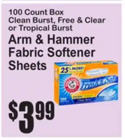 SuperFresh Arm & Hammer Fabric Softener Sheets offer