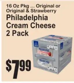 SuperFresh Original or Original & Strawberry Philadelphia Cream Cheese offer