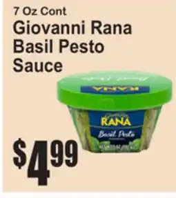 SuperFresh Giovanni Rana Basil Pesto Sauce offer