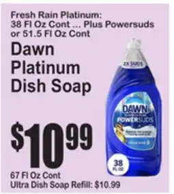 SuperFresh Dawn Platinum Dish Soap offer
