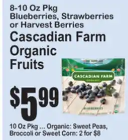 SuperFresh Cascadian Farm Organic Fruits offer