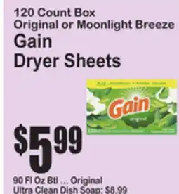 SuperFresh Original or Moonlight Breeze Gain Dryer Sheets offer
