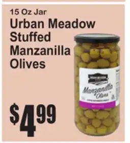 SuperFresh 15 Oz Jar Urban Meadow Stuffed Manzanilla Olives offer