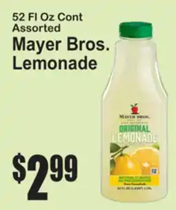 SuperFresh 52 Fl Oz Assorted Mayer Bros. Lemonade offer