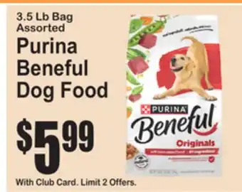 SuperFresh Purina Beneful Dog Food offer