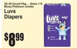 SuperFresh Luvs Diapers offer