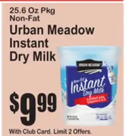 SuperFresh Non-Fat Urban Meadow Instant Dry Milk offer