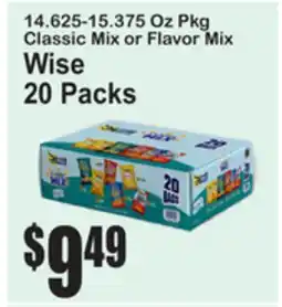SuperFresh Wise Classic Mix or Flavor Mix offer