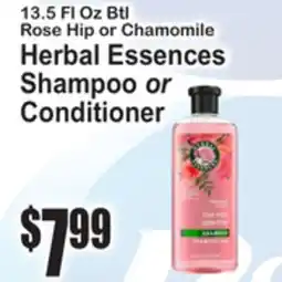 SuperFresh Herbal Essences Shampoo or Conditioner offer