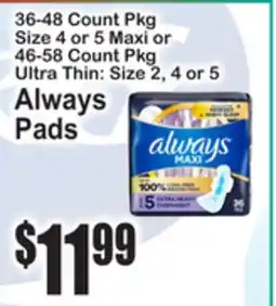 SuperFresh Always Pads offer