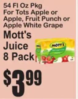 SuperFresh Mott's Juice offer