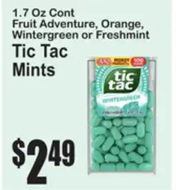 SuperFresh Tic Tac Mints offer