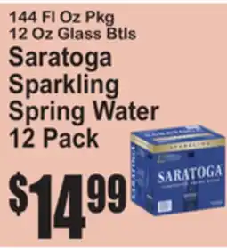SuperFresh Saratoga Sparkling Spring Water offer
