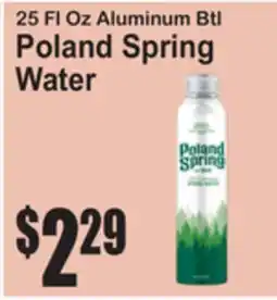 SuperFresh Poland Spring Water offer