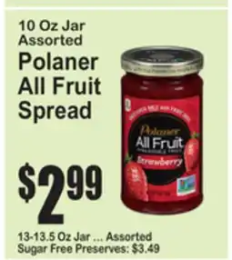 SuperFresh Polaner All Fruit Spread offer